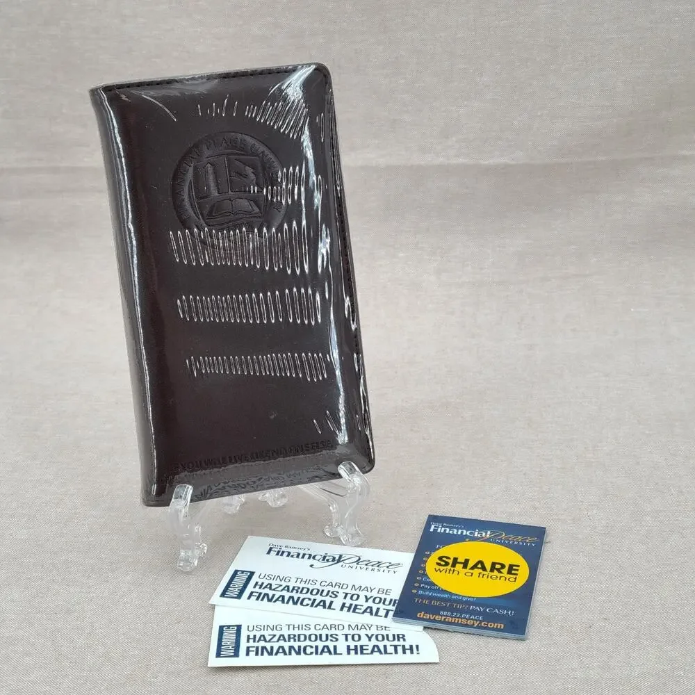 Dave Ramsey Financial Peace University SEALED Envelope System Brown Wallet New